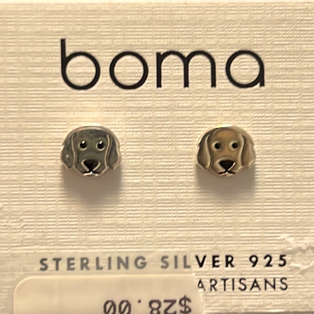 COPY - 925 Boma Doggy Stud Earrings